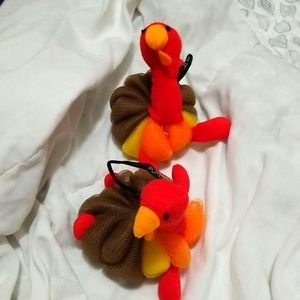 COPY 🇺🇦 Turkey Sponges Set of 2 Holidays Christmas Festive New Without Tag